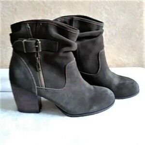 Zigi Soho Suede Ankle Boots Sz 10 EUC